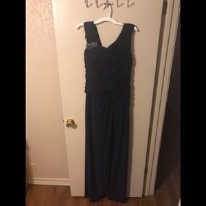 Navy blue formal dress